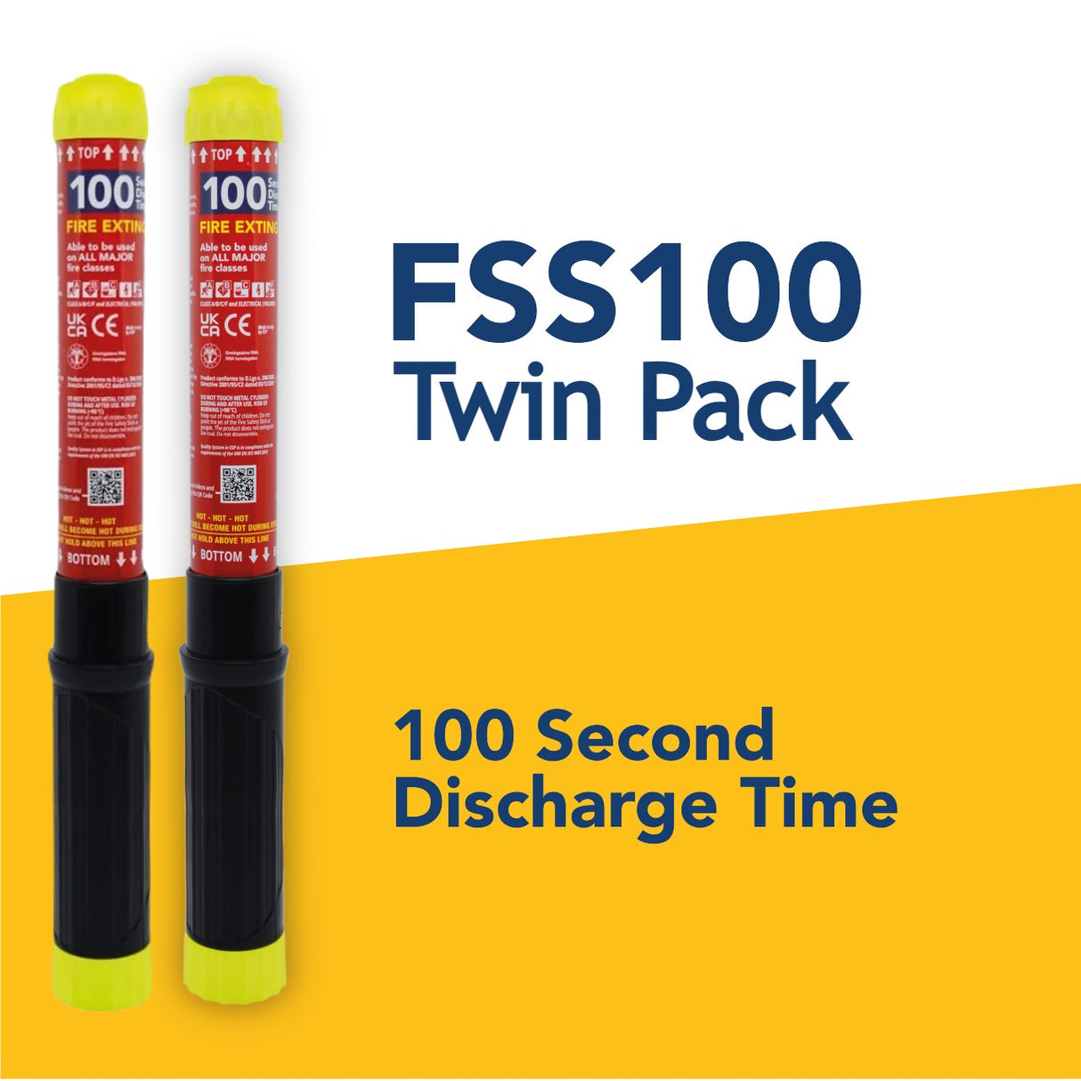 Fire Safety Stick 100 Twin Pack