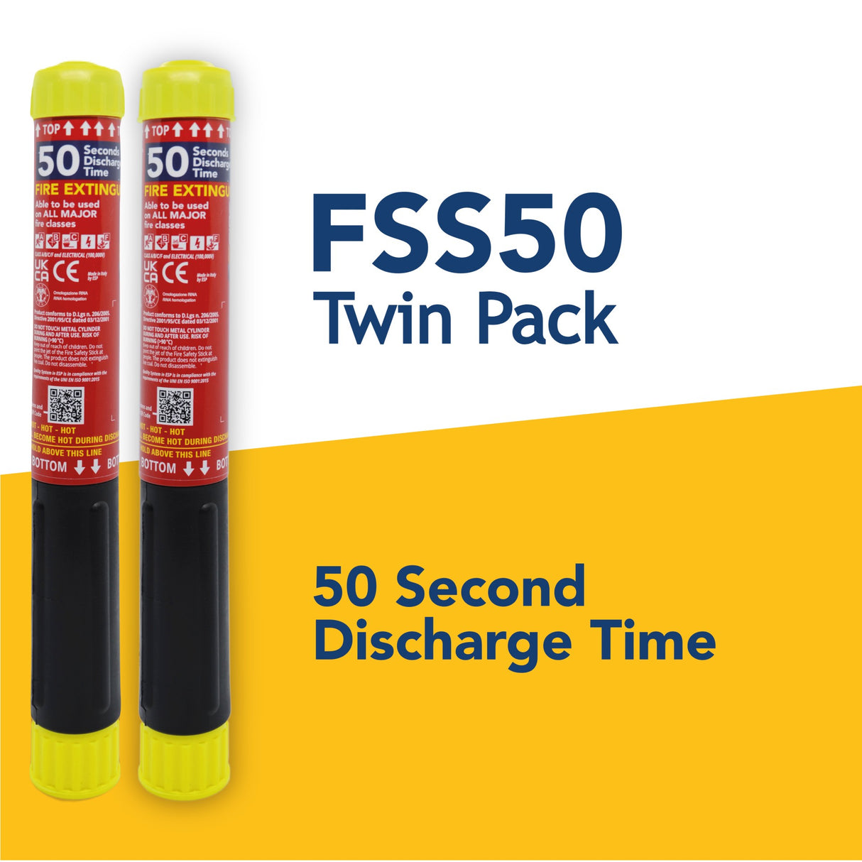 Fire Safety Stick 50 Twin Pack