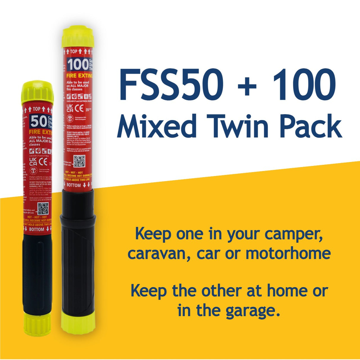 Fire Safety Stick Mixed Twin Pack