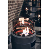 Enders Large Grey Nova Led Fire Pit