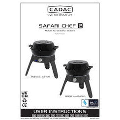 Cadac Safari Chef 30 User Instructions