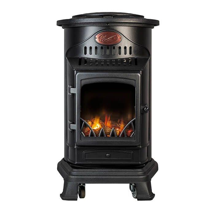 Provence Portable Heater Gas Heater - Matt Black