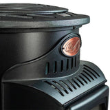 Provence Matt Black Gas Heater with 15kg Butane