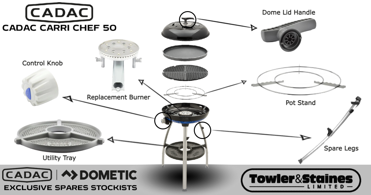 Cadac Carri Chef 50 Chef Pan/Pizza Kit Combo