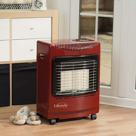 mini red indoor room calor gas heater