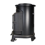 Provence Matt Black Gas Heater with 15kg Butane