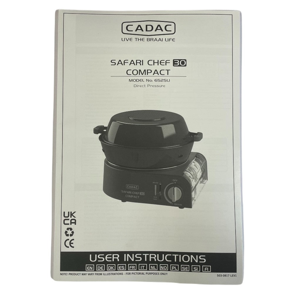 Safari Chef 30 Compact User Manual